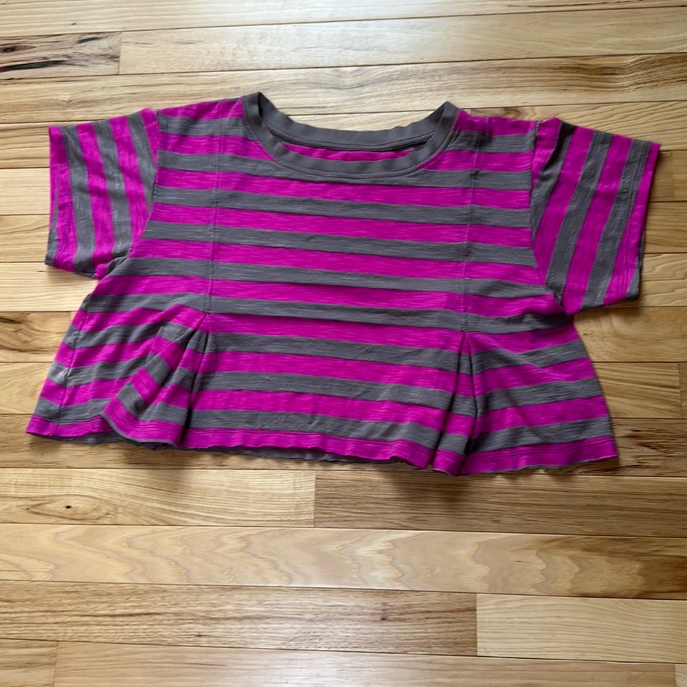 We the Free crop top size S/P boho casual stripes
